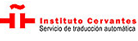 Servizo de tradución automática do Instituto Cervantes